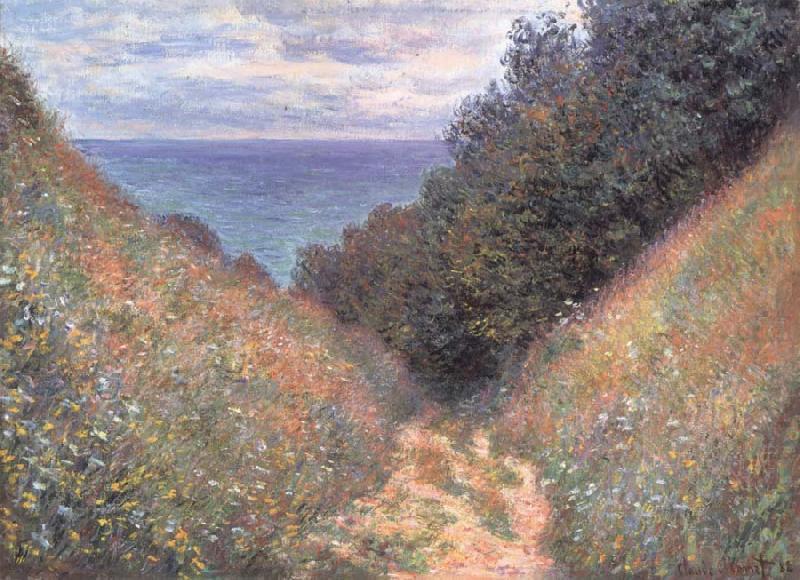 Claude Monet Road at La Cavee,Pourville china oil painting image